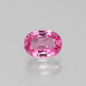 Spinello naturale rosa da 0,86 ct, taglio ovale, VVS-VS