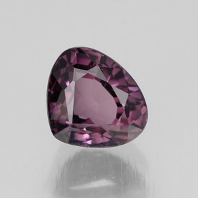 Spinello naturale viola da 1,11 ct, taglio a pera, VVS