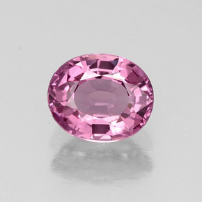 Spinello naturale rosa da 0,87 ct, taglio ovale, VVS-VS