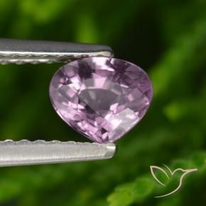 Spinello Viola medio-chiaro naturale da 0.67 ct, Forma a pera, VS-SI