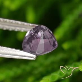 Spinello Viola medio-chiaro naturale da 0.67 ct, Forma a pera, VS-SI