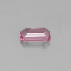 Spinello naturale rosa da 0,46 ct, taglio smeraldo, VS