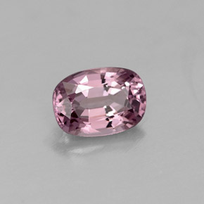 Spinello naturale rosa da 0,68 ct, taglio a cuscino, VVS-VS