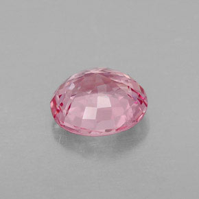 Spinello naturale viola da 1,32 ct, taglio ovale, VVS-VS