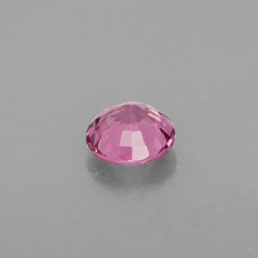 Spinello naturale rosa da 0,75 ct, taglio rotondo, VS