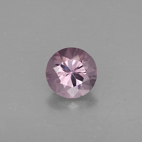 Spinello naturale viola da 0,73 ct, taglio rotondo, VS