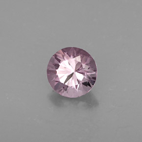 Spinello naturale viola da 0,73 ct, taglio rotondo, VS