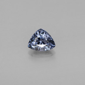 Spinello naturale blu da 0,46 ct, trillion, VVS-VS