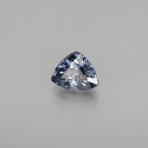 Spinello naturale blu da 0,46 ct, trillion, VVS-VS