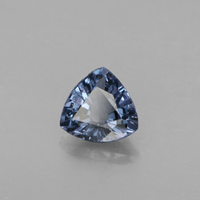 Spinello naturale blu da 0,54 ct, trillion, VS