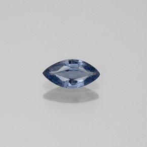 Spinello naturale blu da 0,35 ct, marchesa, VVS-VS