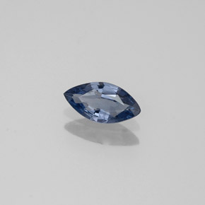 Spinello naturale blu da 0,35 ct, marchesa, VVS-VS