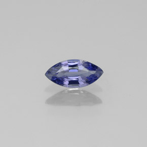 Spinello naturale blu da 0,37 ct, marchesa, VVS-VS