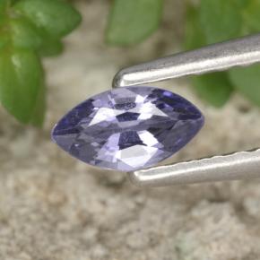 Spinello naturale viola da 0,27 ct, marchesa, VVS-VS