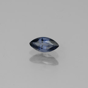 Spinello naturale blu da 0,32 ct, marchesa, VVS-VS