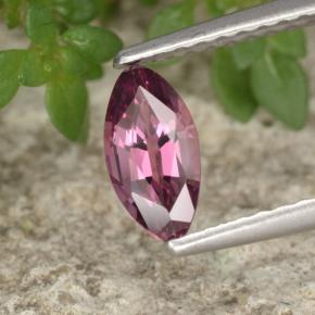 Spinello naturale viola da 0,62 ct, marchesa, VVS-VS