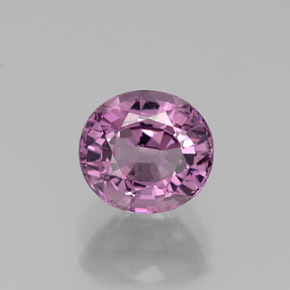 Spinello naturale rosa da 1,37 ct, taglio ovale, VVS-VS