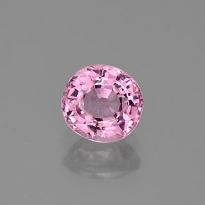 Spinello naturale rosa da 1,07 ct, taglio ovale, VS