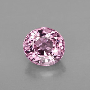 Spinello naturale rosa da 0,82 ct, taglio ovale, VVS-VS