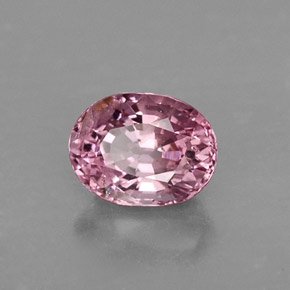 Spinello naturale rosa da 0,88 ct, taglio ovale, VS-SI