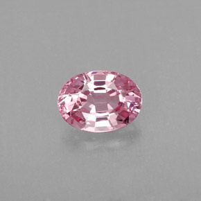 Spinello naturale rosa da 0,67 ct, taglio ovale, VVS-VS