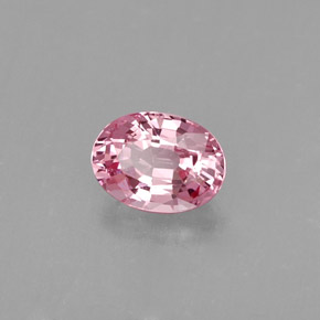 Spinello naturale rosa da 0,67 ct, taglio ovale, VVS-VS