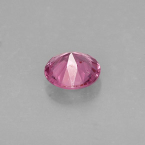 Spinello naturale rosa da 0,62 ct, taglio rotondo, SI