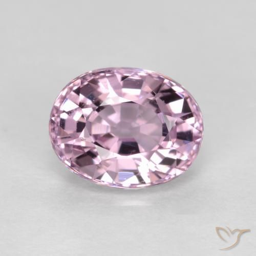 0.82ct Naturale Viola rosato molto chiaro Spinello, Ovale, VS