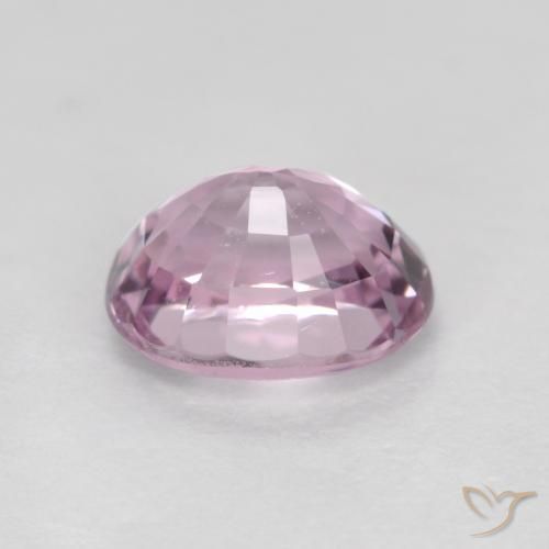 Spinello Viola rosato molto chiaro naturale da 0.82 ct, Ovale, VS