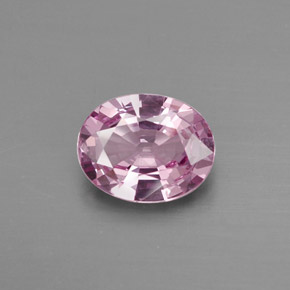 Spinello naturale rosa da 1,34 ct, taglio ovale, VVS
