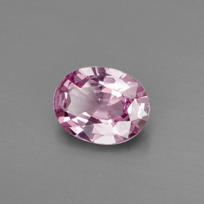 Spinello naturale rosa da 1,34 ct, taglio ovale, VVS