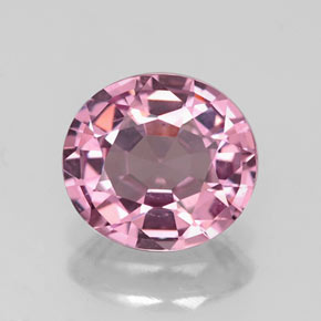 Spinello naturale rosa da 1,57 ct, taglio ovale, VVS-VS