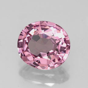 Spinello naturale rosa da 1,57 ct, taglio ovale, VVS-VS