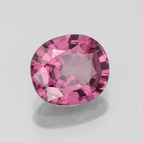 Spinello naturale rosa da 1,51 ct, taglio a cuscino, VS