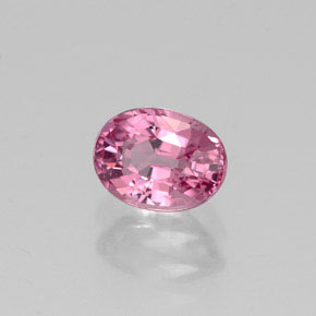 Spinello naturale rosa da 0,73 ct, taglio ovale, VVS