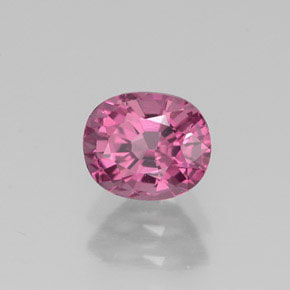Spinello naturale rosa da 0,95 ct, taglio ovale, VVS-VS