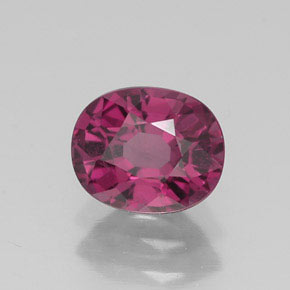 Spinello naturale rosa da 1,15 ct, taglio ovale, VS