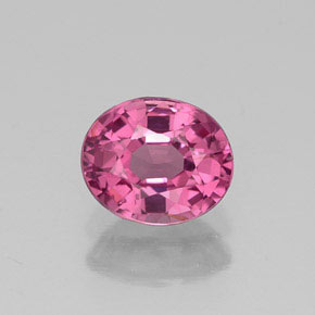 Spinello naturale rosa da 0,86 ct, taglio ovale, VS