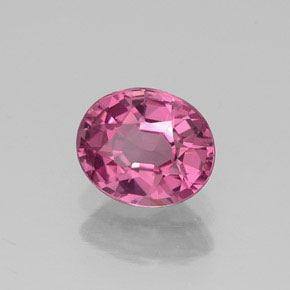 Spinello naturale rosa da 0,86 ct, taglio ovale, VS