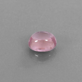 Spinello naturale rosa da 0,64 ct, taglio ovale, trasparente