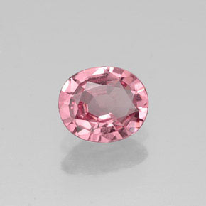 Spinello naturale rosa da 0,69 ct, taglio ovale, VVS