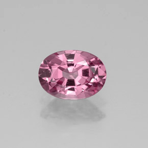 Spinello naturale rosa da 0,81 ct, taglio ovale, VVS