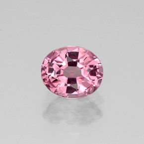 Spinello naturale rosa da 0,91 ct, taglio ovale, VVS