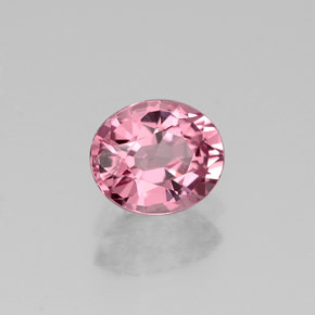 Spinello naturale rosa da 0,91 ct, taglio ovale, VVS