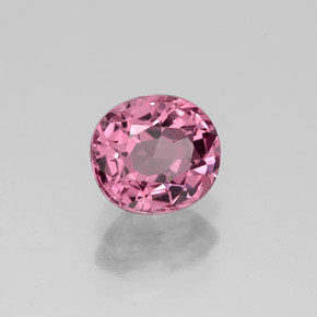 Spinello naturale rosa da 0,98 ct, taglio ovale, VVS