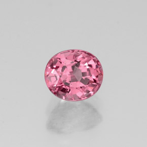 Spinello naturale rosa da 0,89 ct, taglio ovale, VS