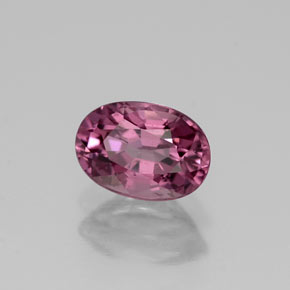 Spinello naturale rosa da 0,95 ct, taglio ovale, VS