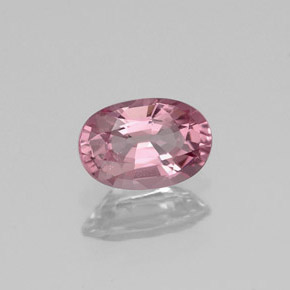 Spinello naturale rosa da 0,69 ct, taglio ovale, VVS-VS