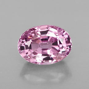 Spinello naturale rosa da 1,70 ct, taglio ovale, VS