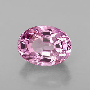 Spinello naturale rosa da 1,70 ct, taglio ovale, VS